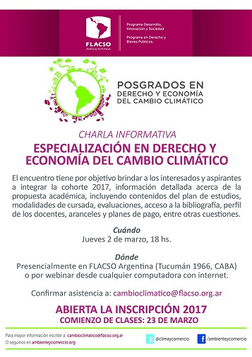 Derecho y Economía del Cambio Climático