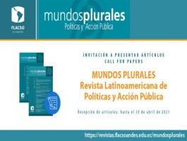 Revista Mundos Plurales abre periodo de recepción de artículos